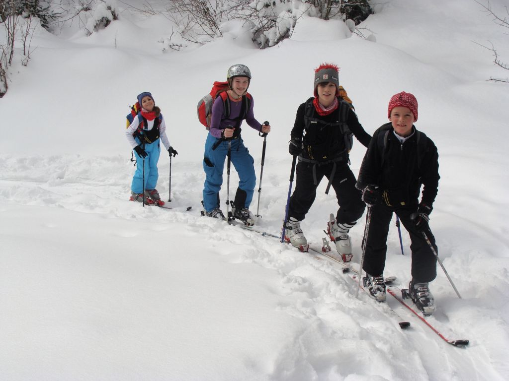 Coole Skitour für Kids